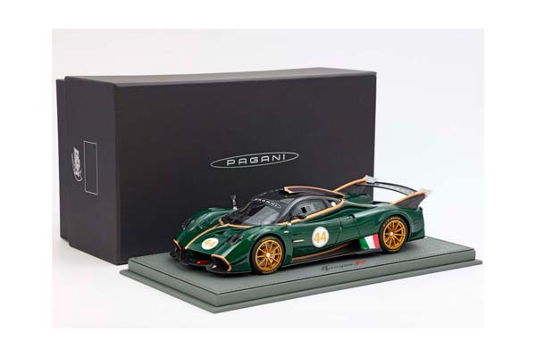PAGANI HUAYRA R GLOSS GREEN CARBON VERDE SMERALDO / ПАГАНИ ХУАЙРА Р ГЛОСС КАРБОН СМЕРАЛДО 1:18 ЗЕЛЕНЫЙ — фото 8