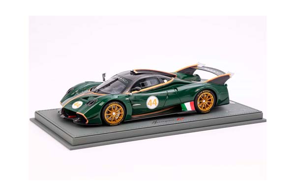PAGANI HUAYRA R GLOSS GREEN CARBON VERDE SMERALDO / ПАГАНИ ХУАЙРА Р ГЛОСС КАРБОН СМЕРАЛДО 1:18 ЗЕЛЕНЫЙ — фото 1