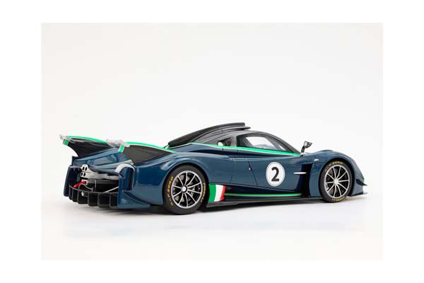 PAGANI HUAYRA R BLUE DANUBIO CARBON FIBER MATT/GLOSS / ПАГАНИ ХУАЙРА Р ДАНУБИО КАРБОН ФИБЕР МАТТ ГЛОСС 1:18 СИНИЙ — фото 5