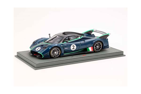 PAGANI HUAYRA R BLUE DANUBIO CARBON FIBER MATT/GLOSS / ПАГАНИ ХУАЙРА Р ДАНУБИО КАРБОН ФИБЕР МАТТ ГЛОСС 1:18 СИНИЙ