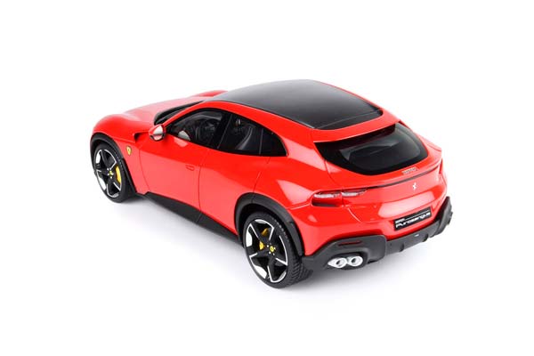 FERRARI PUROSANGUE ROSSO CORSA 322 CARBON FIBER ROOF / ФЕРРАРИ ПУРОСАНГВЕ 322 КАРБОН ФИБЕР РООФ 1:18 КРАСНЫЙ — фото 4