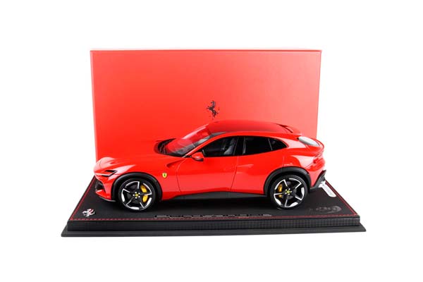 FERRARI PUROSANGUE ROSSO CORSA 322 CARBON FIBER ROOF / ФЕРРАРИ ПУРОСАНГВЕ 322 КАРБОН ФИБЕР РООФ 1:18 КРАСНЫЙ — фото 6