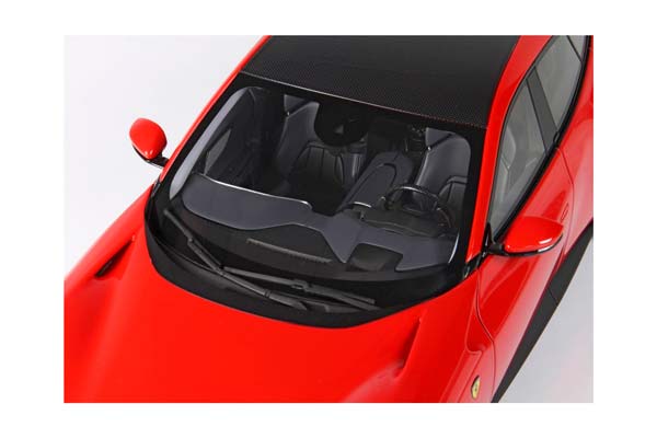 FERRARI PUROSANGUE ROSSO CORSA 322 CARBON FIBER ROOF / ФЕРРАРИ ПУРОСАНГВЕ 322 КАРБОН ФИБЕР РООФ 1:18 КРАСНЫЙ — фото 7