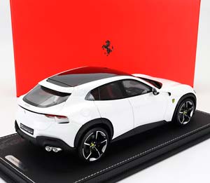FERRARI PUROSANGUE SUV (2022) - CON VETRINA - WITH SHOWCASE, BIANCO CERVINO - WHITE MET — фото 2