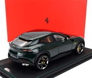 FERRARI PUROSANGUE SUV (2022) - CON VETRINA - WITH SHOWCASE, VERDE - BRITISH RACING GREEN — фото 2