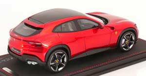 FERRARI PUROSANGUE SUV (2022) - CON VETRINA - WITH SHOWCASE, ROSSO MAGMA - RED MET — фото 2