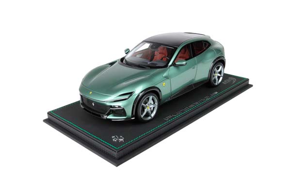 FERRARI PUROSANGUE PERSONAL CAR PIERO LARDI FERRARI DORA GREEN - CARBON FIBER ROOF / ФЕРРАРИ ПУРОСАНГВЕ ПЕРСОНАЛ КАР ПИЕРО ЛАРДИ ФЕРРАРИ ДОРА 1:18 ЗЕЛЕНЫЙ