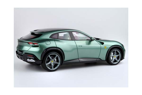 FERRARI PUROSANGUE PIERO FERRARI CARBON BASE DORA GREEN - SPECIAL PACK / ФЕРРАРИ ПУРОСАНГВЕ ПИЕРО ФЕРРАРИ КАРБОН БАЗА ДОРА 1:18 ЗЕЛЕНЫЙ — фото 4