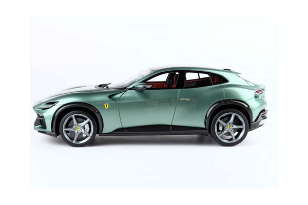 FERRARI PUROSANGUE PIERO FERRARI CARBON BASE DORA GREEN - SPECIAL PACK / ФЕРРАРИ ПУРОСАНГВЕ ПИЕРО ФЕРРАРИ КАРБОН БАЗА ДОРА 1:18 ЗЕЛЕНЫЙ — фото 5