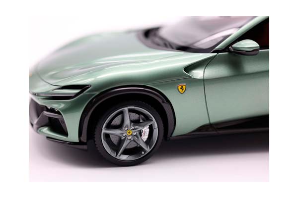 FERRARI PUROSANGUE PIERO FERRARI CARBON BASE DORA GREEN - SPECIAL PACK / ФЕРРАРИ ПУРОСАНГВЕ ПИЕРО ФЕРРАРИ КАРБОН БАЗА ДОРА 1:18 ЗЕЛЕНЫЙ — фото 8