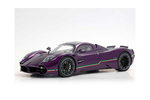 PAGANI UTOPIA COUPE VIOLA HONG KONG NEW VERSION / ПАГАНИ УТОПИЯ КУПЕ ХОНГ КОНГ НЕВ ВЕРСИОН 1:18 ФИОЛЕТОВЫЙ — фото 5