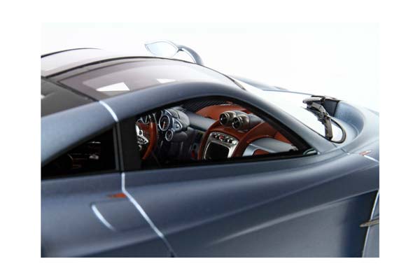 PAGANI HUAYRA CODALUNGA AZZURRO SARDEGNA MATT / ПАГАНИ ХУАЙРА КОДАЛУНГА САРДЕГНА МАТТ 1:18 ГОЛУБОЙ — фото 7