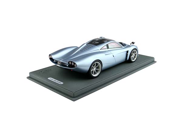 PAGANI HUAYRA CODALUNGA AZZURRO SARDEGNA MATT / ПАГАНИ ХУАЙРА КОДАЛУНГА САРДЕГНА МАТТ 1:18 ГОЛУБОЙ — фото 2