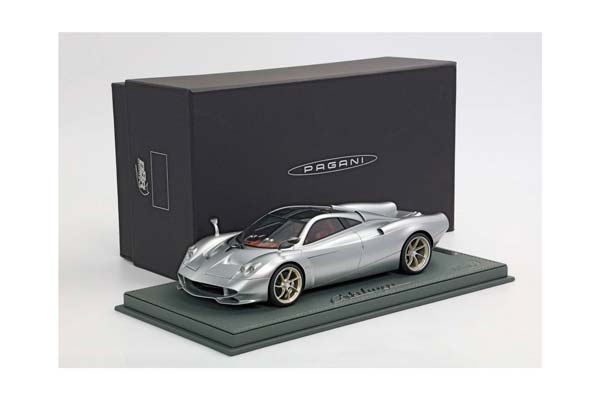 PAGANI HUAYRA CODALUNGA SEMI MATT GRIGIO MONTECARLO / ПАГАНИ ХУАЙРА КОДАЛУНГА СЕМИ МАТТ МОНТЕКАРЛО 1:18 СЕРЫЙ — фото 10
