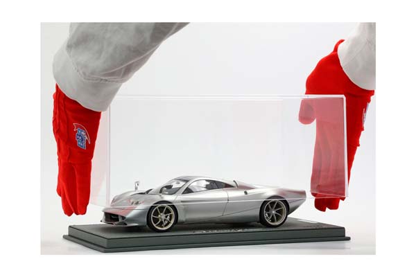 PAGANI HUAYRA CODALUNGA SEMI MATT GRIGIO MONTECARLO / ПАГАНИ ХУАЙРА КОДАЛУНГА СЕМИ МАТТ МОНТЕКАРЛО 1:18 СЕРЫЙ — фото 2