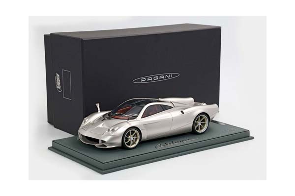 PAGANI HUAYRA CODALUNGA PORSCHE GOLD BRONZE METALLIC / ПАГАНИ ХУАЙРА КОДАЛУНГА ПОРШЕ МЕТАЛЛИК 1:18 БРОНЗОВЫЙ — фото 6