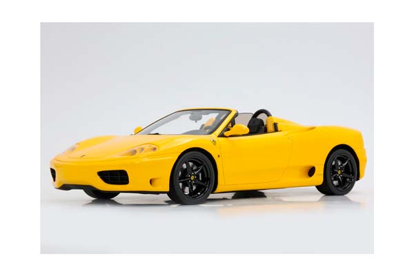 FERRARI 360 MODENA SPIDER MANUAL GEAR GIALLO MODENA / ФЕРРАРИ 360 СПАЙДЕР МЕХАНИКА 1:18 ЖЕЛТЫЙ — фото 4