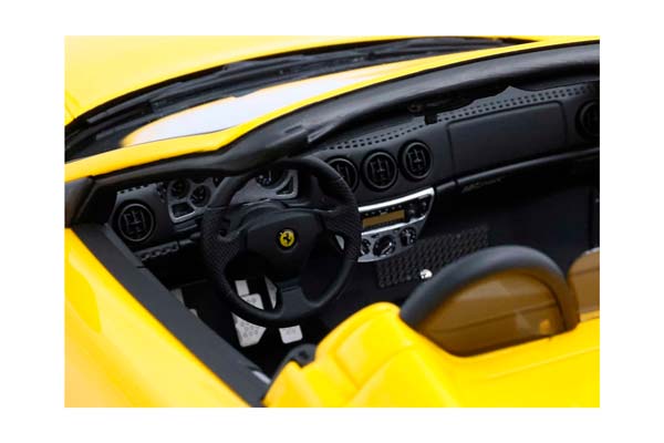 FERRARI 360 MODENA SPIDER MANUAL GEAR GIALLO MODENA / ФЕРРАРИ 360 СПАЙДЕР МЕХАНИКА 1:18 ЖЕЛТЫЙ — фото 7