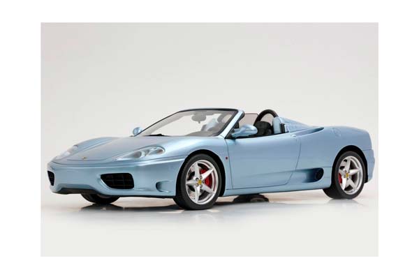 FERRARI 360 MODENA SPIDER MANUAL GEAR GRIGIO ALLOY - BLACK / ФЕРРАРИ 360 СПАЙДЕР МЕХАНИКА 1:18 СЕРЫЙ — фото 3
