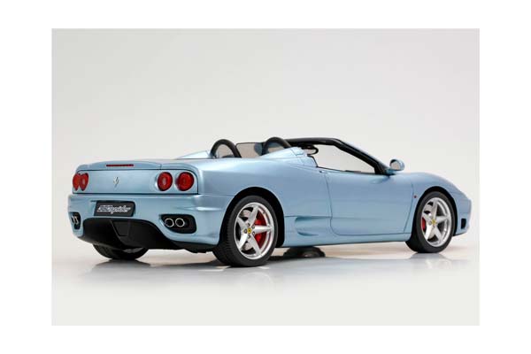 FERRARI 360 MODENA SPIDER MANUAL GEAR GRIGIO ALLOY - BLACK / ФЕРРАРИ 360 СПАЙДЕР МЕХАНИКА 1:18 СЕРЫЙ — фото 4