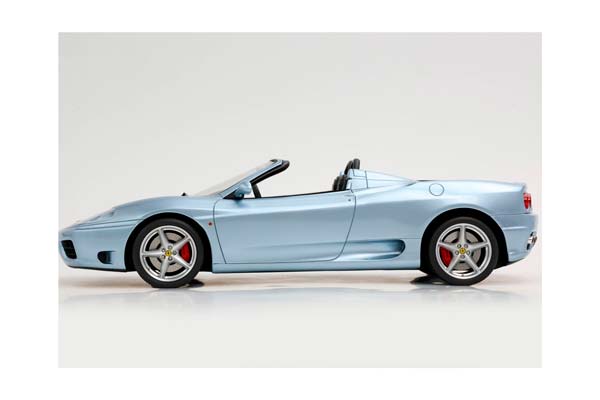 FERRARI 360 MODENA SPIDER MANUAL GEAR GRIGIO ALLOY - BLACK / ФЕРРАРИ 360 СПАЙДЕР МЕХАНИКА 1:18 СЕРЫЙ — фото 5
