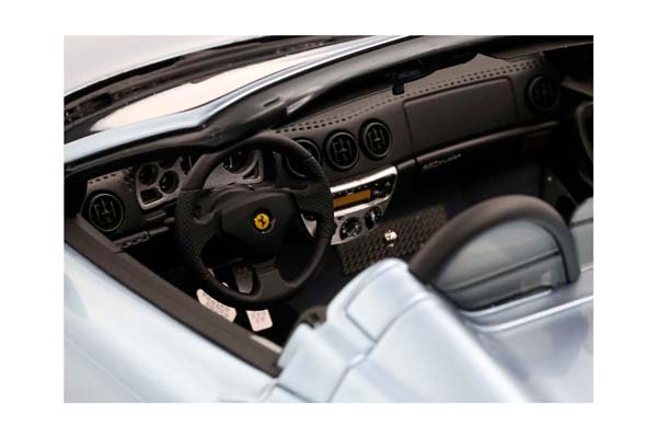FERRARI 360 MODENA SPIDER MANUAL GEAR GRIGIO ALLOY - BLACK / ФЕРРАРИ 360 СПАЙДЕР МЕХАНИКА 1:18 СЕРЫЙ — фото 7
