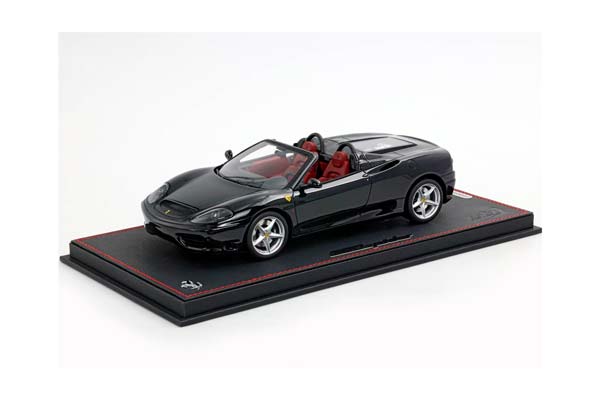 FERRARI 360 MODENA SPIDER MANUAL GEAR GLOSS BLACK - BORDEAUX / ФЕРРАРИ 360 СПАЙДЕР МЕХАНИКА ГЛОСС 1:18 БОРДОВЫЙ