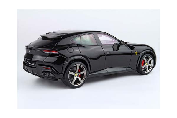 FERRARI PUROSANGUE - PANORAMIC ROOF NERO PUROSANGUE - FRENCH FLAG - RED BASE / ФЕРРАРИ ПУРОСАНГВЕ 1:18 КРАСНЫЙ — фото 5