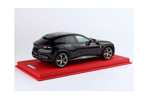 FERRARI PUROSANGUE - PANORAMIC ROOF NERO PUROSANGUE - ITALIAN FLAG - RED BASE / ФЕРРАРИ ПУРОСАНГВЕ 1:18 КРАСНЫЙ — фото 2