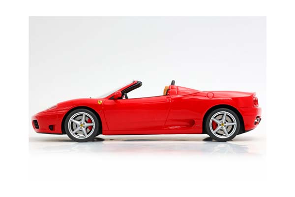FERRARI 360 MODENA SPIDER AUTOMATIC GEAR ROSSO CORSA - BEIGE / ФЕРРАРИ 360 СПАЙДЕР АВТОМАТ 1:18 КРАСНЫЙ — фото 3