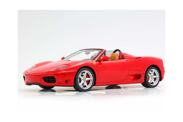FERRARI 360 MODENA SPIDER AUTOMATIC GEAR ROSSO CORSA - BEIGE / ФЕРРАРИ 360 СПАЙДЕР АВТОМАТ 1:18 КРАСНЫЙ — фото 4