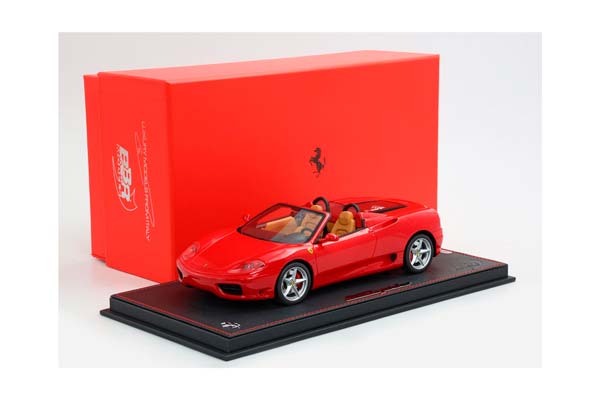 FERRARI 360 MODENA SPIDER AUTOMATIC GEAR ROSSO CORSA - BEIGE / ФЕРРАРИ 360 СПАЙДЕР АВТОМАТ 1:18 КРАСНЫЙ — фото 10