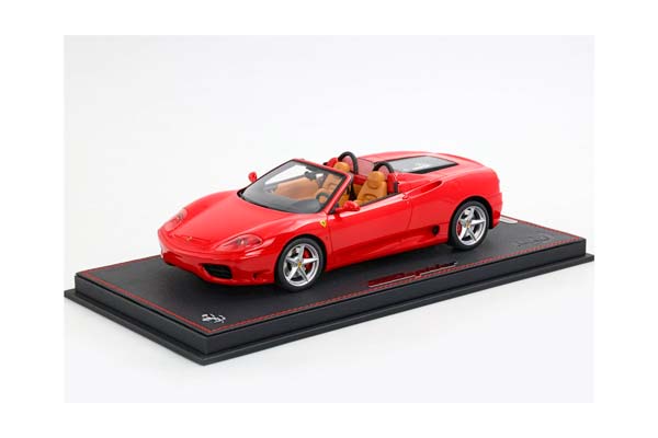 FERRARI 360 MODENA SPIDER AUTOMATIC GEAR ROSSO CORSA - BEIGE / ФЕРРАРИ 360 СПАЙДЕР АВТОМАТ 1:18 КРАСНЫЙ