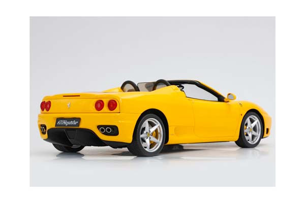 FERRARI 360 MODENA SPIDER AUTOMATIC GEAR GIALLO MODENA - BLACK / ФЕРРАРИ 360 СПАЙДЕР АВТОМАТ 1:18 ЖЕЛТЫЙ — фото 5