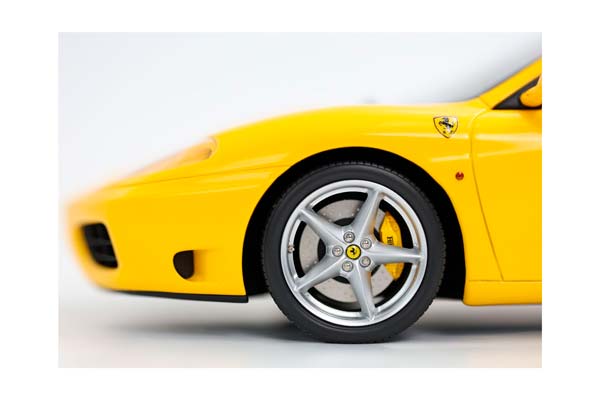FERRARI 360 MODENA SPIDER AUTOMATIC GEAR GIALLO MODENA - BLACK / ФЕРРАРИ 360 СПАЙДЕР АВТОМАТ 1:18 ЖЕЛТЫЙ — фото 9