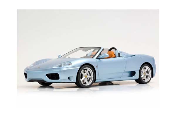 FERRARI 360 MODENA SPIDER AUTOMATIC GEAR GRIGIO ALLOY - BEIGE / ФЕРРАРИ 360 СПАЙДЕР АВТОМАТ 1:18 СЕРЫЙ — фото 3
