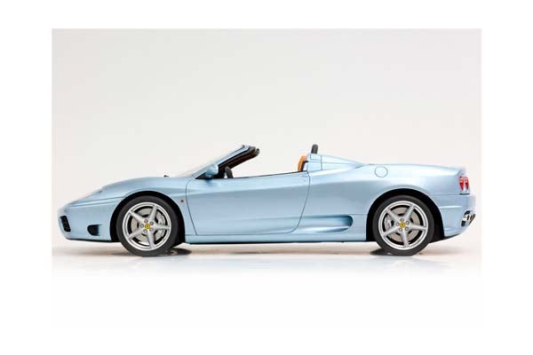 FERRARI 360 MODENA SPIDER AUTOMATIC GEAR GRIGIO ALLOY - BEIGE / ФЕРРАРИ 360 СПАЙДЕР АВТОМАТ 1:18 СЕРЫЙ — фото 5