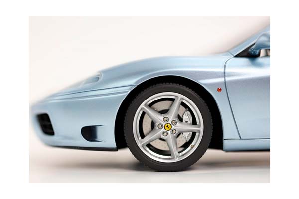 FERRARI 360 MODENA SPIDER AUTOMATIC GEAR GRIGIO ALLOY - BEIGE / ФЕРРАРИ 360 СПАЙДЕР АВТОМАТ 1:18 СЕРЫЙ — фото 6