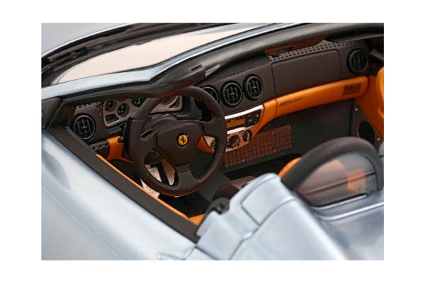 FERRARI 360 MODENA SPIDER AUTOMATIC GEAR GRIGIO ALLOY - BEIGE / ФЕРРАРИ 360 СПАЙДЕР АВТОМАТ 1:18 СЕРЫЙ — фото 7
