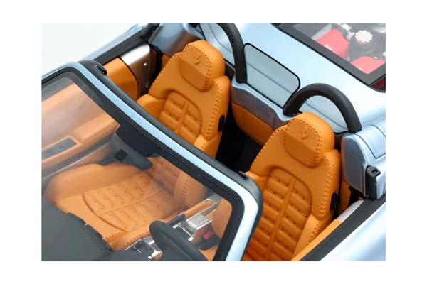 FERRARI 360 MODENA SPIDER AUTOMATIC GEAR GRIGIO ALLOY - BEIGE / ФЕРРАРИ 360 СПАЙДЕР АВТОМАТ 1:18 СЕРЫЙ — фото 8