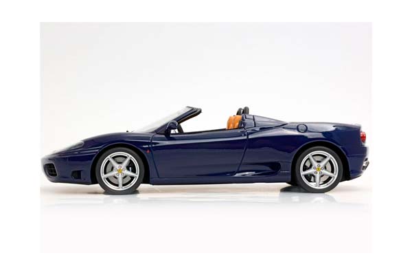 FERRARI 360 MODENA SPIDER AUTOMATIC GEAR BLU LE MANS - BEIGE - WHITE STRIPES / ФЕРРАРИ 360 СПАЙДЕР АВТОМАТ ЛЕ-МАН 1:18 БЕЛЫЙ — фото 5