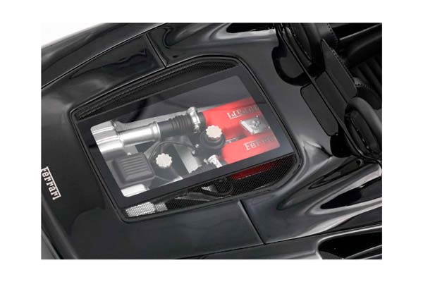 FERRARI 360 MODENA SPIDER AUTOMATIC GEAR GLOSS BLACK - BLACK / ФЕРРАРИ 360 СПАЙДЕР АВТОМАТ ГЛОСС 1:18 ЧЕРНЫЙ — фото 5