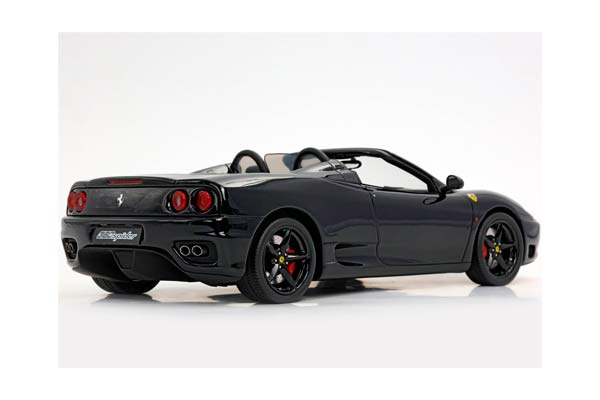FERRARI 360 MODENA SPIDER AUTOMATIC GEAR GLOSS BLACK - BLACK / ФЕРРАРИ 360 СПАЙДЕР АВТОМАТ ГЛОСС 1:18 ЧЕРНЫЙ — фото 9
