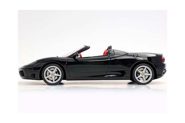 FERRARI 360 MODENA SPIDER AUTOMATIC GEAR GLOSS BLACK - ROSSO CARTIER INTERIOR / ФЕРРАРИ 360 СПАЙДЕР АВТОМАТ ГЛОСС 1:18 КРАСНЫЙ — фото 3