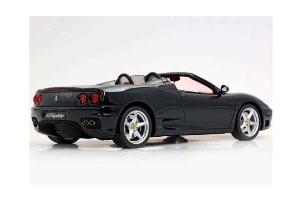 FERRARI 360 MODENA SPIDER AUTOMATIC GEAR GLOSS BLACK - ROSSO CARTIER INTERIOR / ФЕРРАРИ 360 СПАЙДЕР АВТОМАТ ГЛОСС 1:18 КРАСНЫЙ — фото 5