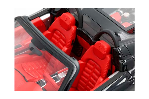 FERRARI 360 MODENA SPIDER AUTOMATIC GEAR GLOSS BLACK - ROSSO CARTIER INTERIOR / ФЕРРАРИ 360 СПАЙДЕР АВТОМАТ ГЛОСС 1:18 КРАСНЫЙ — фото 7
