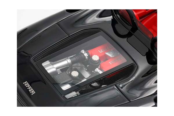 FERRARI 360 MODENA SPIDER AUTOMATIC GEAR GLOSS BLACK - ROSSO CARTIER INTERIOR / ФЕРРАРИ 360 СПАЙДЕР АВТОМАТ ГЛОСС 1:18 КРАСНЫЙ — фото 8
