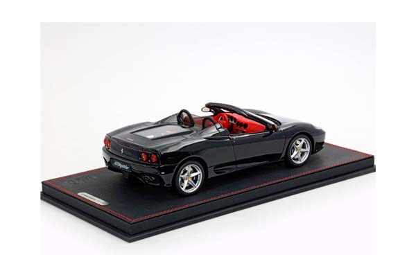 FERRARI 360 MODENA SPIDER AUTOMATIC GEAR GLOSS BLACK - ROSSO CARTIER INTERIOR / ФЕРРАРИ 360 СПАЙДЕР АВТОМАТ ГЛОСС 1:18 КРАСНЫЙ — фото 2