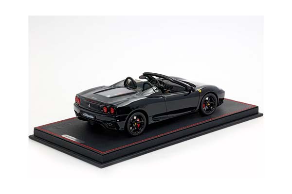FERRARI 360 MODENA SPIDER AUTOMATIC GEAR GLOSS BLACK - BLACK / ФЕРРАРИ 360 СПАЙДЕР АВТОМАТ ГЛОСС 1:18 ЧЕРНЫЙ — фото 2