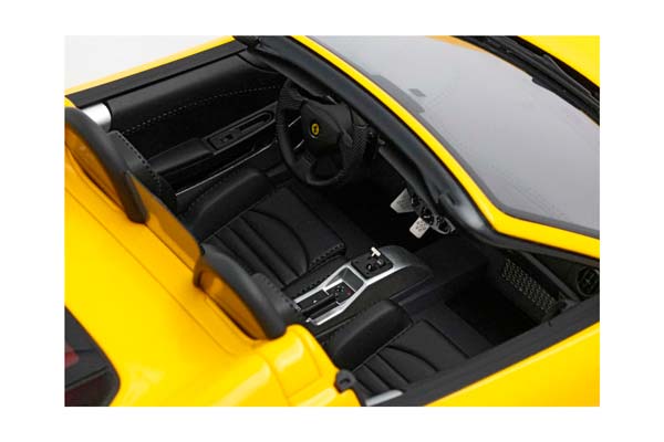 FERRARI 360 MODENA SPIDER AUTOMATIC GEAR GIALLO MODENA - BLACK - ITALIAN STRIPE - CHALLENGE BACK GRID / ФЕРРАРИ 360 СПАЙДЕР АВТОМАТ 1:18 ЖЕЛТЫЙ — фото 7